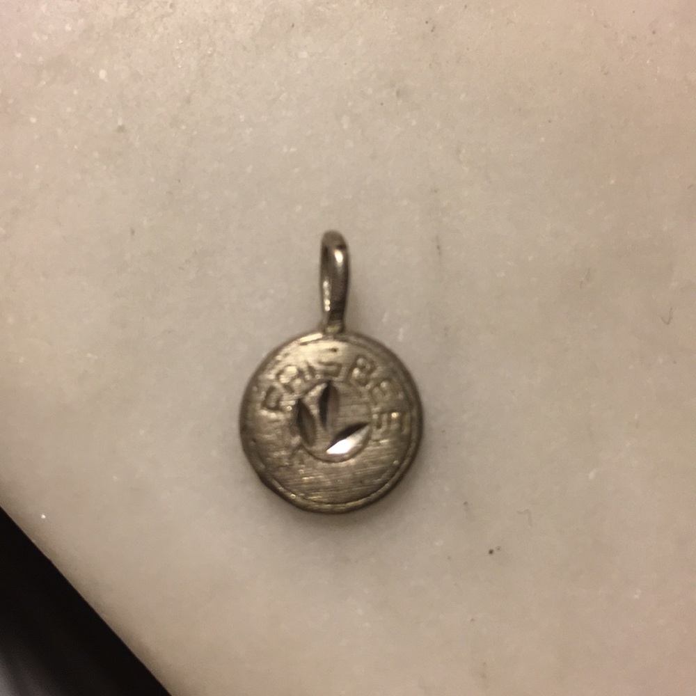 Vintage Frisbee charm for necklace